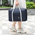 Miniatyrbilde 2 av 7: Multifunksjonelle oppbevaringsvesker for reiseflybagasje, bevegelig bagasjeoppbevaring, sammenleggbar reiseoppbevaringsveske, svart