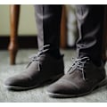 Pikkukuva 3 / 4: Vahatut pyöreät nauhat 3/32\" miesten ja naisten kenkiin - Tummanharmaa, 30\", 1 pari Dark Gray 30"-1 Pair
