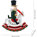 Miniatyrbilde 6 av 8: 12\" Tradisjonelle Tre nøtteknekker Ornamenter, Julepynt C