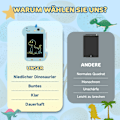 Miniatyrbilde 5 av 7: Søt LCD-skrivetavle, 8,8 tommers LCD-skrivetavle for barn og voksne, slettebar låsbar gjenbrukbar, leketøy og gave til gutter og jenter (blå) Blue