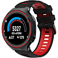 Miniatyrbillede 2 af 7: Silikon urrem med rustfrit stål spænde - udskiftningsrem til Garmin Forerunner/ 235/235lite/ 220/230/620/630/735xt, til Garmin Approach S20/S5/S6