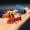Miniatyrbillede 3 af 7: 12 stk. Mini Tropiske Havfisk Husdyr Figurer Legetøj PVC Pool Fisk Legetøj Tidlig Uddannelse Mini Marine Fisk Legetøj 0.1