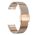 Miniatyrbilde 5 av 7: For Samsung Galaxy Watch 4 5 6 Band Fall 40Mm 44Mm Mesh Loop Rustfritt Stål Rem Bling Fall Härdat Glas Skärmskydd rose gold set galaxy watch 5 40mm
