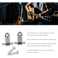 Miniatyrbillede 3 af 8: Guitar String Retainer, Tree Standard Roller String Guides Metal Elektrisk Gitarr String Guide Retainer Byte (Silver) Silver
