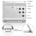 Miniatyrbild 5 av 5: Digital resealarmklocka - Fällbar kalendertemperaturtimer Lcd-klocka Väderprognosklocka B
