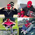 Pikkukuva 6 / 6: Spiderman-naamio Cosplay Liikkuvat Silmät Elektroninen Maski Spider Man 1:1 Kaukosäädin Joustavat Leikkikalut Aikuisten Ja Lasten Lahja