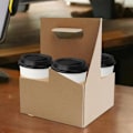 Miniatyrbilde 7 av 8: Bærbare drikkebærere for levering, Levering av drikkebærere | 10X flaskeholder for drikkevarer, Robust pappkoppholder, Flaskeholder for drikkevarer for leveringstjeneste 4-fack bärbar glasunderlägg 10 st