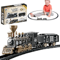 Miniatyrbillede 8 af 8: Lille Retro Tog Sæt | Interaktivt Realistisk Tog Legetøj til Børn 3+