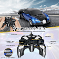 Miniatyrbild 5 av 7: Fjärrstyrd bil, 1:18 Transformerande leksaker fjärrkontroll omvandla bil, 2-i-1 Transform robotleksak med 2,4 GHz fjärrkontroll Blå - Bugatti Veyron