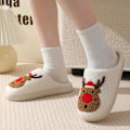 Miniatyrbilde 4 av 8: Morsomme Elg Juletoffler for Kvinner og Menn, Plussj Design Red pure A 44/45 EU