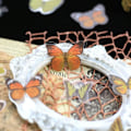Pikkukuva 5 / 7: Journamm 40 kpl Perhonen Tarrat Sööt Käsityötarvikkeet Collage Junk Journal Scrapbooking Tarvikkeet Tarrat Koulu Kirjatarvikkeet B