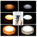 Miniatyrbild 4 av 5: Trådlös LED-pucklampa Fjärrkontroll skåp Under skåp LE Naken ljus