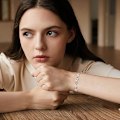 Pikkukuva 3 / 5: Damer Silver Rannekoru, 925 Sterling Hopea Sydän Rannekoru