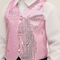 Miniatyrbilde 3 av 5: Glittervest for fest, unisex, fargerik, barn, uten ermer, paljettvest - perfekt gul Yellow 2XL