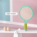 Miniatyrbild 4 av 7: Tennis- och Badmintonset för Barn - Racket Leksak, Bärbart Set för Barnens Utomhussporter Pink green