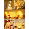 Miniatyrbillede 3 af 4: 18 Pak Batteridrevne Fe-Lys, 7ft Mini LED til DIY Bryllupsdekoration Warm White 18 Pack