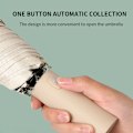 Miniatyrbillede 3 af 7: Xiaomi 12 Ben Solid Farve Automatisk Paraply Vægt Lytte Sammen Stor Butik Solskærm Uv Beskyttelse Til Kvinder Mænd Sort
