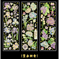 Miniatyrbilde 1 av 6: 3 Ark / Pakke Laser Bronzing Pet Varm Stämpling Maneter Søt Bjørn Hund Blomster Transparent Dekorative Klistremerker Zi Yi Ling Xiang