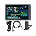 Miniatyrbilde 1 av 5: 3,5 tommers IPS LCD-skjerm Mini kapasitiv skjerm for Aida64 USB-datamaskinmonitor USB LCD-skjerm