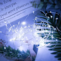 Miniatyrbillede 1 af 4: 12 Pak Batteridrevne Fe-Lys, 7ft 20 LED til Glasburk, Bryllup White 12 Pack