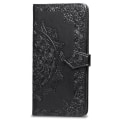 Miniatyrbillede 4 af 5: iPhone 7/8/SE (2020/2022) - Mandala Læder Etui - Sort Sort Sort