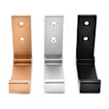 Miniatyrbilde 3 av 7: Hodetelefonstativ Veggmontert Hodetelefonholder Foldbar Stativholder i Aluminiumlegering Hodetelefoner Display Stativholder Gull 3PCS