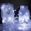 Miniatyrbillede 2 af 4: 12 Pak Batteridrevne Fe-Lys, 7ft 20 LED til Glasburk, Bryllup White 12 Pack