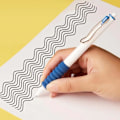 Miniatyrbillede 2 af 8: Indtrækkelig fyldepen, genopfyldelig blækpen, 0,38 mm fin nib - titel Peninkless skrivepen 4 stk. kontorartikler