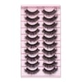 10 par lösögonfransar Cat Eye Lashes_ma