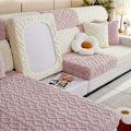 Miniatyrbillede 6 af 7: 1 st Nordic Stretch Soffa Slipcover, Halkfritt sofföverdrag, Anti Pet Scratch Möbelskydd För Sovrum Kontor Vardagsrum Heminredning