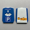Miniatyrbild 4 av 5: Snötid Display Skiva Isskrapa Bilparkering Kort Tidsskylt Ti C