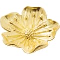 2 stk., blomsterformet knotter, skapknotter, messing—maks