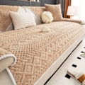 Miniatyrbillede 6 af 7: 1. Sofföverdrag, Husdjursvänligt, Sofföverdrag, Fuzzy Non Slip Sofföverdrag, Andningsbart Sofföverdrag