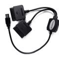 Pikkukuva 4 / 5: SQBB 2 i 1 Adapter Converter utan drivrutin för PS2 för PS3 Joypad Gamepad Till för PS3 PC USB Spel Controller Adapter Byt ut