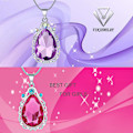 Pikkukuva 2 / 5: 2-pack Princess Halsband, Twin Sisters Teardrop Halsband Magic Smycken Presenter För Flickor