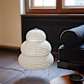Miniatyrbild 2 av 5: Japansk kreativ stativ golvlampa sovrum sängbord skrivbord vit rispapper bordslampa hem hotell L [DB] Blank Lamp EU-kontakt Blank Lamp EU Plug