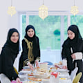 Pikkukuva 3 / 6: Eid Mubarak -trädekorationer, hängande prydnader, Eid Mubarak -dekorationer för hemfest, trädekorationer 6st-bcefhi