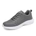 Miniatyrbild 1 av 7: Maedef Skor För Män Casual Lace Up Mode Man Sneakers Vattentät Running Walking Sko Utomhus Utbildning Mäns Atletika Skor Grå 48