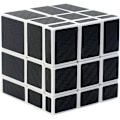 Miniatyrbilde 1 av 5: Speilpussel Rubiks kube Ny Cubo Supersnabb karbonfibersticker