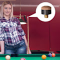 Miniatyrbillede 3 af 5: Billard kø spidser udskiftning 10PCS Udskiftningssæt til billardkøer og snooker