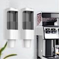 Miniatyrbild 7 av 8: Engångskopp dispenser väggmontering dragtyp papper kopp hållare arrangör maskin vit engångskopphållare maskin Vit
