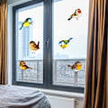 Miniatyrbilde 3 av 7: 6 stk/sett Fugl Anti-fugl 3D Advarselseffekt Elektrostatisk Klistremerke Katt Dinosaur Sommerfugl Glass Klistremerke Limløs PVC Vindusfilm JD005