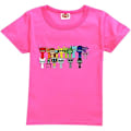 Pikkukuva 1 / 9: Sprunki T-paita pojille lapsille Sprunki-paita faneille lahjaksi hahmo painetut taaperoiden t-paidat Sprunki Merch opiskelijatoppeja Ruusunpunainen Rose red 130cm