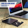 Miniatyrbild 2 av 5: Universell bil USB 2.0 Portabel Extern Ultra Speed ​​Cd-rom DVD-spelare Drive Car Disc Support för bärbar dator Stationär