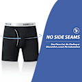 Pikkukuva 2 / 7: Miehet Mjuka ja Hengittävät Boxerit (4 tai 7-pack) Sininen Harmaa Valkoinen M Blue Gray White M