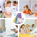 Miniatyrbilde 4 av 8: Slettbare Matte-flashkort | Multi Matte Læringsverktøy for Barn & Småbarn Division B