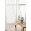 Miniatyrbillede 6 af 7: Vitt Kors Vertikal Strip Broderade Gauze Gardin Gardiner För Vardagsrum Sovrum Sovrum MULTI W132cmXH241cm 1PC