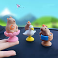 Miniatyrbilde 5 av 7: Finless tumlare instrumentpanel figur, vår finless tumlare skakande hode, kreativ skrivebordsdekorasjon, søte dyr bildekorasjoner, gavekreativitet Allt