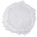 Miniatyrbillede 4 af 4: 50 stk Organzaposer 3.54\"x4.33\" Satin Snørepose Smykke Gaveposer (Mix Farve) White 50 Count (Pack of 1)