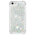 Pikkukuva 1 / 5: Sommarrea Kotelo iPhone SE 2022/2020 / iPhone 8 Puskurikotelo Glitter Bling Liikkuva Hopea none